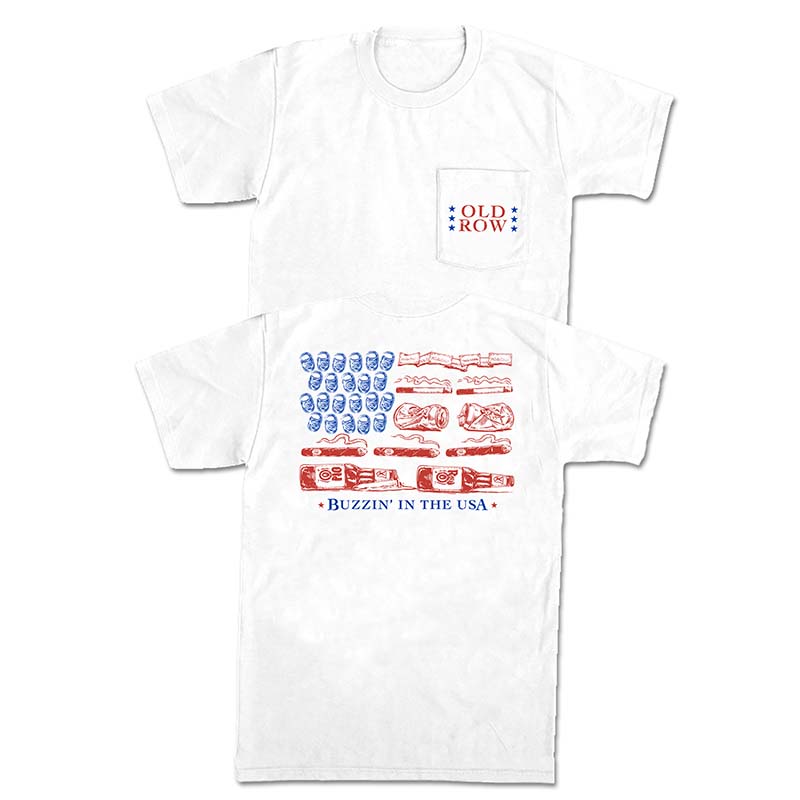 Buzzin&#39; In The USA Short Sleeve T-Shirt