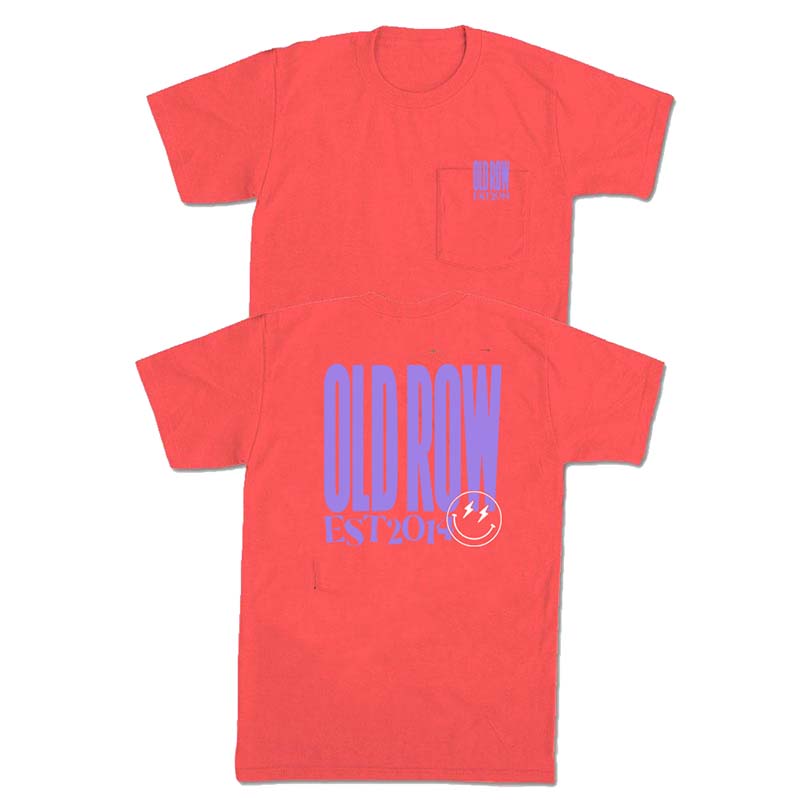 Old Row Chicks Neon Orange Short Sleeve T-Shirt