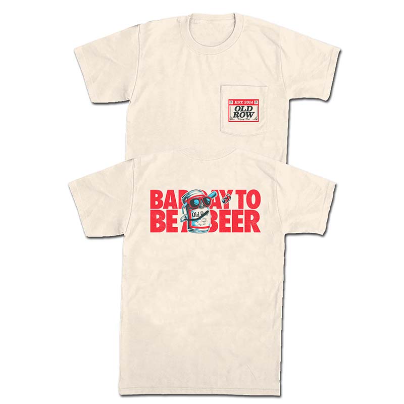 Bad Day To Be A Beer Dizzy Bat Pocket Short Sleeve T-Shirt