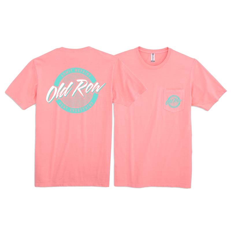 Circle Logo Short Sleeve T-Shirt in Pink