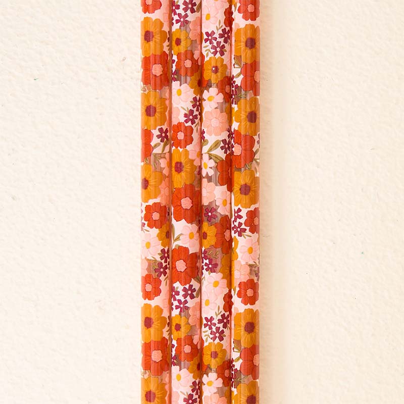 Wild About You Cream Floral 40oz Straw Set