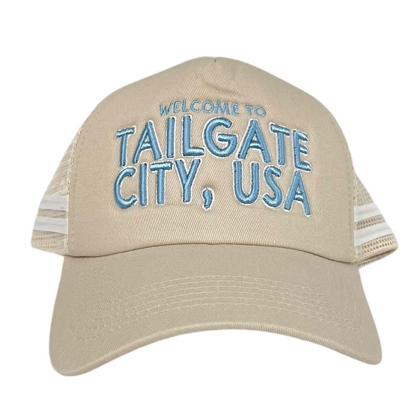 Tailgate City Trucker Hat in Light Blue