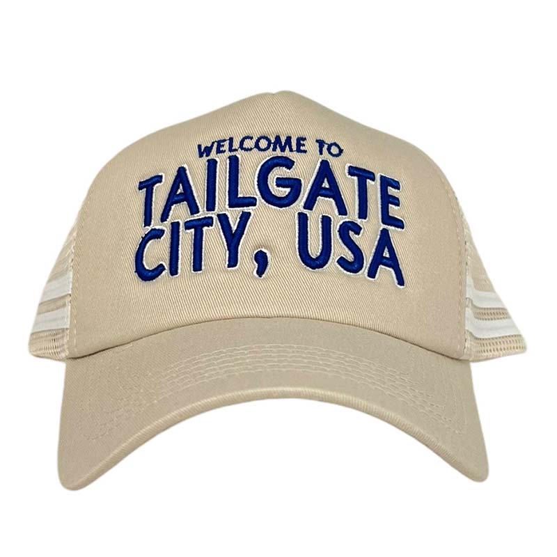 Tailgate City Trucker Hat in Royal Blue