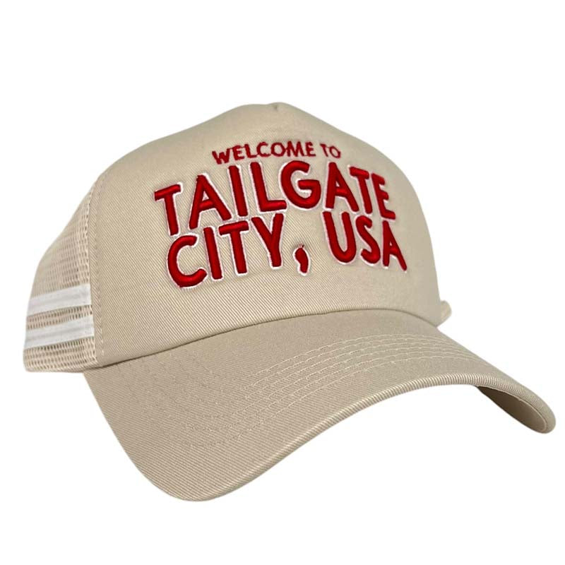 Tailgate City Trucker Hat in Red