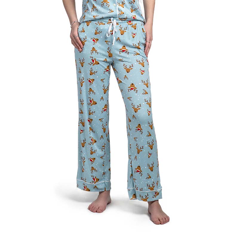 Santa&#39;s Helper Drawstring Pajama Pants