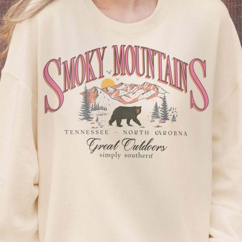 Youth Smokey Mountain Crewneck Sweatshirt