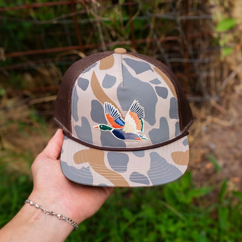 Youth Retro Duck Camo Snapback