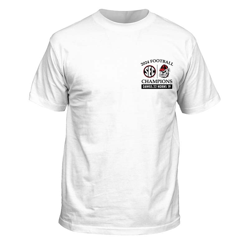 2024 UGA SEC Champions Bulldog Short Sleeve T-Shirt