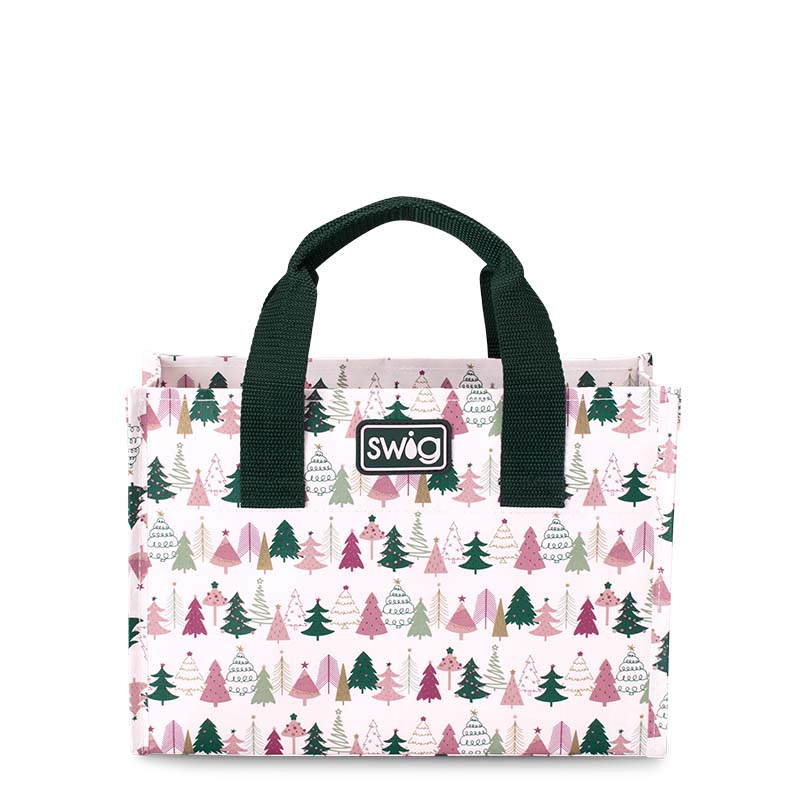 Tinseled Trees Small Reusable Bag