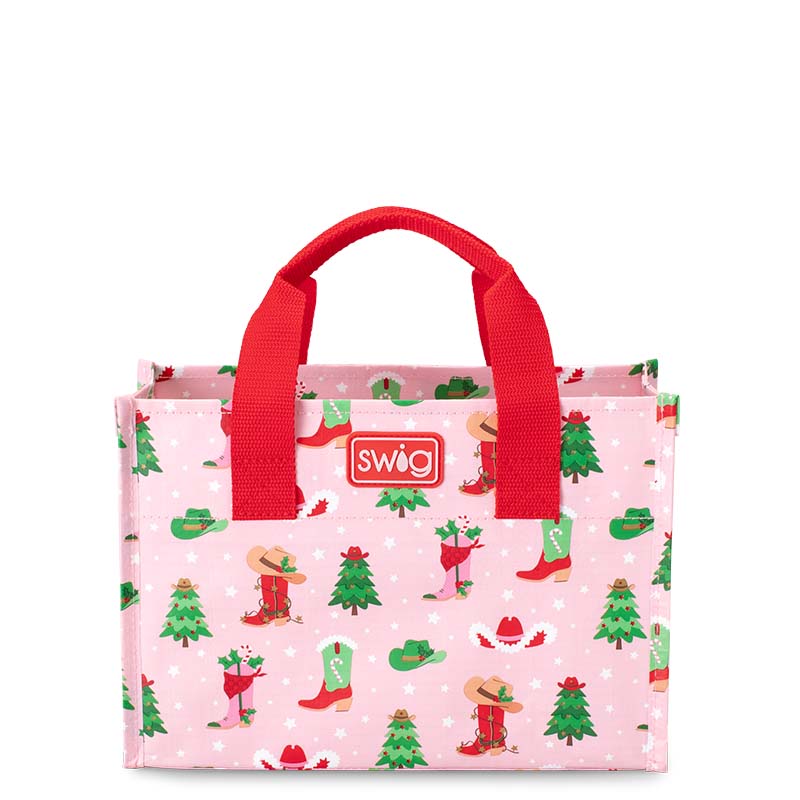 Howdy Holidays Small Reusable Bag