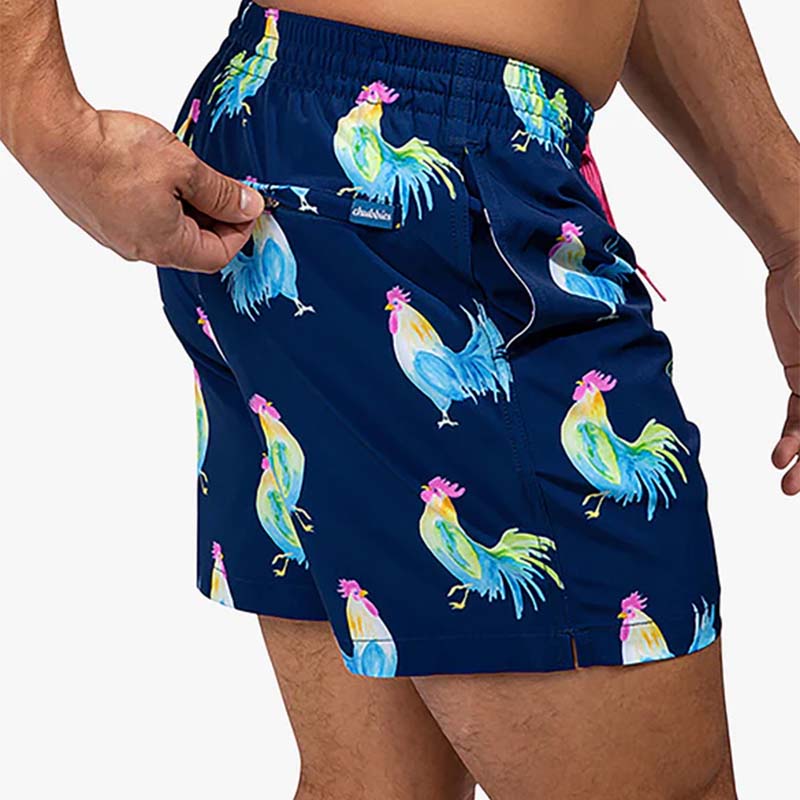 The Fowl Plays 5.5 inch Swim Shorts