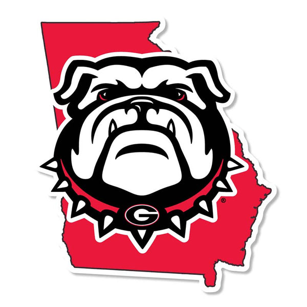 SDS Design Associates 6 inch UGA Bulldog in State Decal | Palmetto Moon