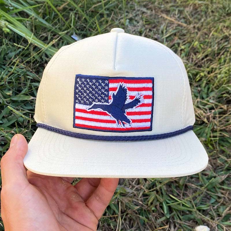 Burlebo American Flag Duck Hat